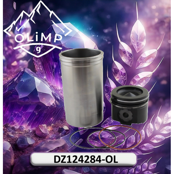 Комплект поршня двигуна DZ124284-OL, DZ124284, DZ10211, RE545266, RE530459, RE531072, RE531100, RE571507 до John Deere