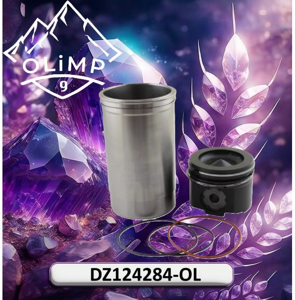 Комплект поршня двигуна DZ124284-OL, DZ124284, DZ10211, RE545266, RE530459, RE531072, RE531100, RE571507 до John Deere