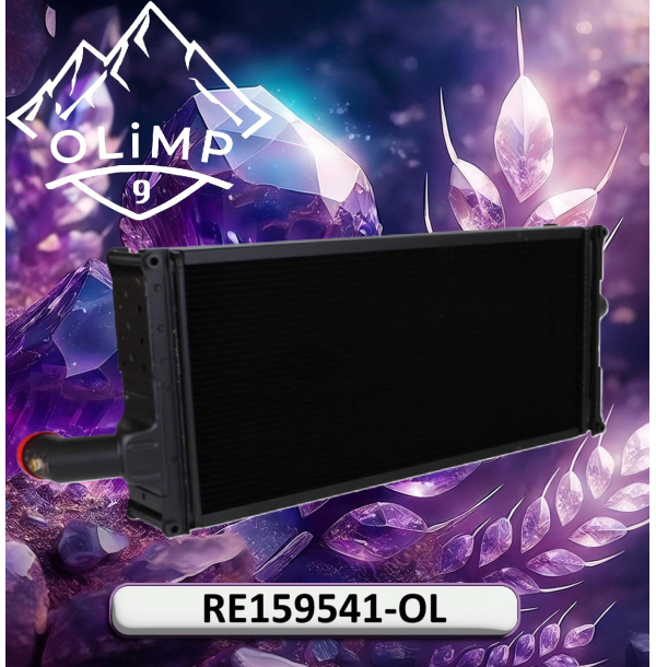 Радіатор RE159541-OL, RE159541, RE69135, RE69136, RE61305, RE596981, RE596982 до John Deere